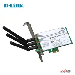 کارت شبکه PCIE وایرلس N300 دی لینک مدل DWA‑556