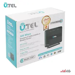 مودم روتر VDSL/ADSL وایرلس N300 یوتل مدل Utel V301