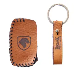 جاسوئیچی خودرو چرم طبیعی کد AK206 مناسب برای سمند