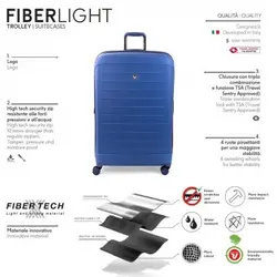 چمدان سایز بزرگ رونکاتو FiberLight