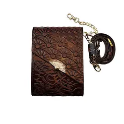 کیف دوشی زنانه چرم نگار طرح شعر و صدف مدل ۲۰۷۰۷۵