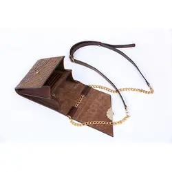 کیف دوشی زنانه چرم نگار طرح شعر و صدف مدل ۲۰۷۰۷۵