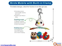 آویز موزیکال نوزاد هولاتویز مدل E995A