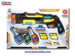 تفنگ دوکاره آبپاش و پرتاب توپ با بولینگ مدل 40-648