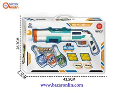 تفنگ دوکاره آبپاش و پرتاب توپ با بولینگ مدل 40-648