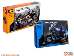 لگو موتورسیکلت 4 چرخ عقب کش 3801 Decool