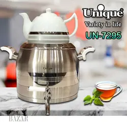 کتری و قوری 5 لیتر طرح ترک یونیک کد 7295