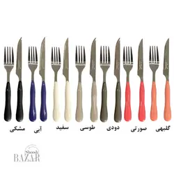 کارد و چنگال دسته دایموند یونیک کد 5855A