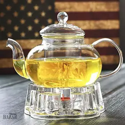 وارمر قوری قلبی شفاف چین