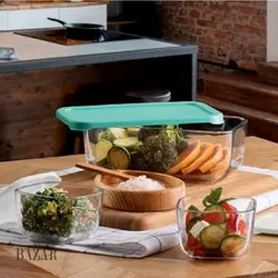 ست 3 عددی ظروف نگهدارنده پاشاباغچه کد 96881