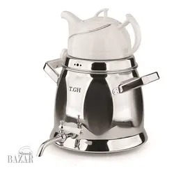 ست کتری و قوری تی جی اچ براق مدل کاوه کد 7060