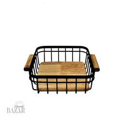 سبد فلزی مربع کوچک یونیک کد 2917