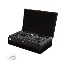 سرویس قاشق و چنگال 86 پارچه ناب استیل مدل ورونا