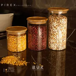 بانکه پیرکس بی وی کی استوانه ای گرد (سه سایز)