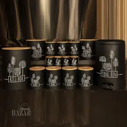 سرویس آشپزخانه بی وی کی درب چوبی طرح fancy کد 853661