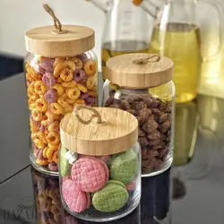 بانکه و جا ادویه بزرگ پاشاباغچه مدل وودی کد 43593