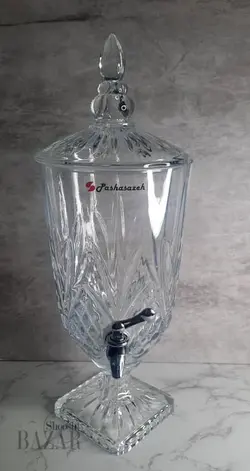 کلمن شیشه ای 3.5 لیتر پاشاسازه طرح 22