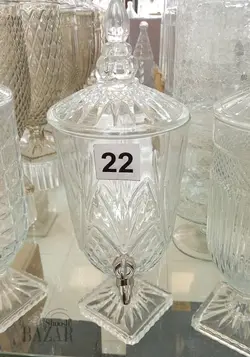 کلمن شیشه ای 3.5 لیتر پاشاسازه طرح 22