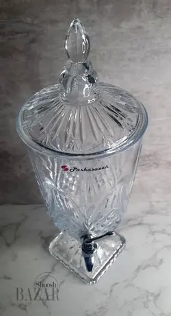 کلمن شیشه ای 3.5 لیتر پاشاسازه طرح 22