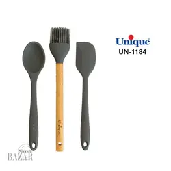 فرچه،قاشق و لیسک کوچک سیلیکونی یونیک کد 1184