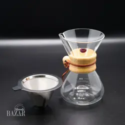 قهوه جوش مخروطی پیرکس بی وی کی کد 311011