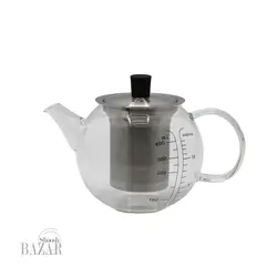 قوری پیرکس شفاف بی وی کی (سه سایز)