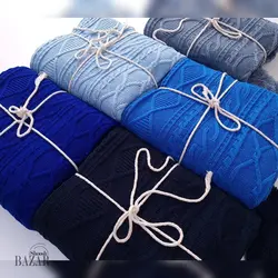 شال مبل 140*170 طرح دار الوان