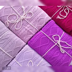 شال مبل 140*170 طرح دار الوان