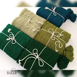 شال مبل 140*170 طرح دار الوان