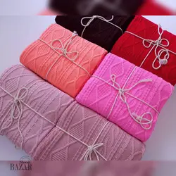 شال مبل 140*170 طرح دار الوان