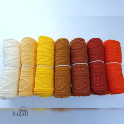 شال مبل 140*170 طرح دار الوان