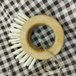 فرچه شست و شوی بامبو مدل حلقه ای کد 004