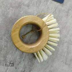 فرچه شست و شوی بامبو مدل حلقه ای کد 004