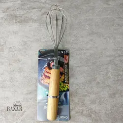ابزار آشپزخانه سر استیل دسته چوبی چین