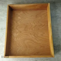 جا قاشقی چوبی داخل کابینتی کوچک 5 خانه