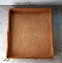 جا قاشقی چوبی داخل کابینتی بزرگ 6 خانه