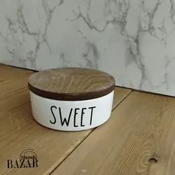 بانکه سرامیکی در چوبی تک