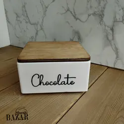 بانکه سرامیکی در چوبی تک