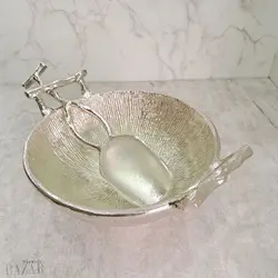 آجیل خوری آلومینیوم دکوری مدل مانیا