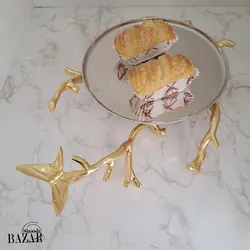 شیرینی خوری آلومینیوم دکوری طرح پایه پروانه