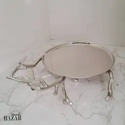 شیرینی خوری آلومینیوم دکوری طرح پایه پروانه