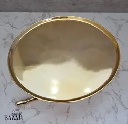 شیرینی خوری کوتاه آلومینیوم دکوری مدل طلایی