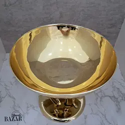 میوه خوری آلومینیوم دکوری مدل بالرین طلایی