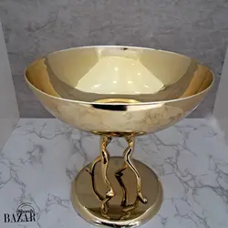 میوه خوری آلومینیوم دکوری مدل بالرین طلایی