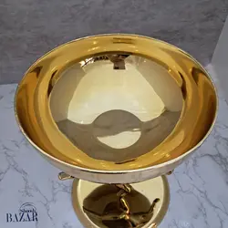 آجیل خوری آلومینیوم دکوری مدل بالرین طلایی