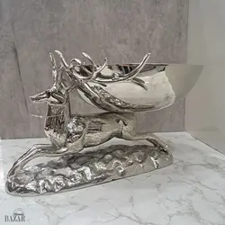میوه خوری آلومینیوم دکوری مدل گوزن سخره ای