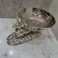 میوه خوری آلومینیوم دکوری مدل گوزن سخره ای