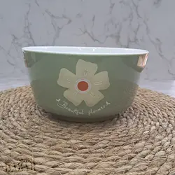 کاسه سالاد سرامیکی گل