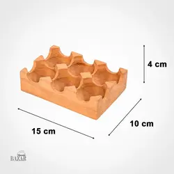 جای تخم مرغ چوبی لیمون کد 217359