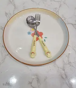 قاشق و چنگال کودک و نوجوان مدل دراگوان چین